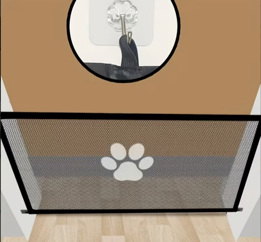 Barrière extensible pour animaux sans perçage