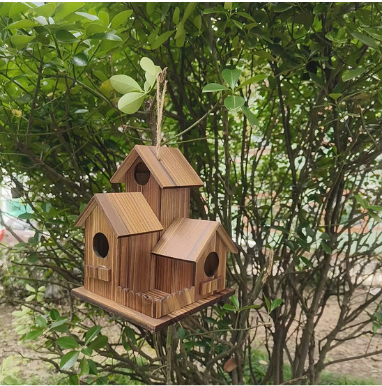 Nichoir pour oiseau en bois