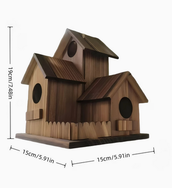 Nichoir pour oiseau en bois