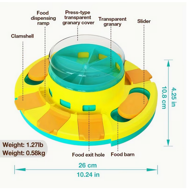 Jouet distributeur de friandises pour chien