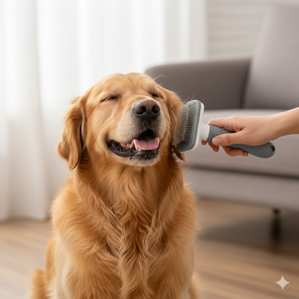 Brosse De Toilettage Auto-nettoyante